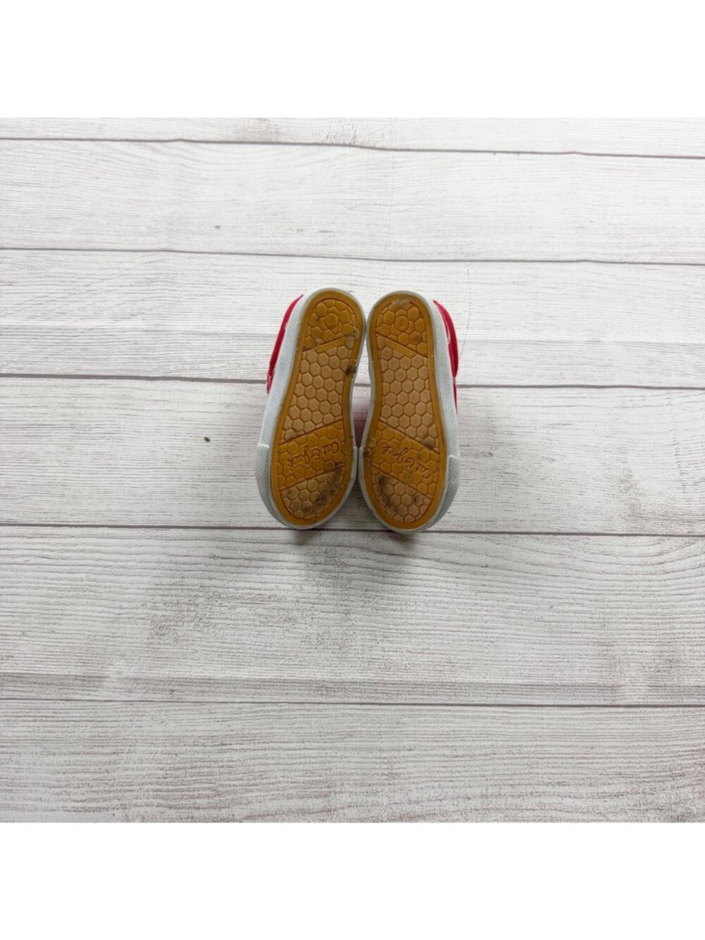 Cat & Jack Toddler Kids Red Canvas Slip On Sneakers Casual 7 - Picture 5 of 6